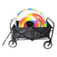 Folding Wagon Garden Shopping Beach Cart (Black) - Korvel