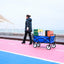 Premium Folding Wagon Garden Shopping Beach Cart - Blue