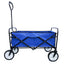 Premium Folding Wagon Garden Shopping Beach Cart - Blue
