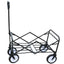 Premium Folding Wagon Garden Shopping Beach Cart - Blue