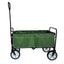Folding Wagon Garden Shopping Beach Cart (Green) - Korvel