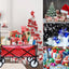 Folding Wagon Garden Shopping Beach Cart (Red) - Korvel