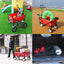 Folding Wagon Garden Shopping Beach Cart (Red) - Korvel