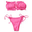 Ensemble de Bikini Folds - Maillot de Bain à Volants pour Femmes