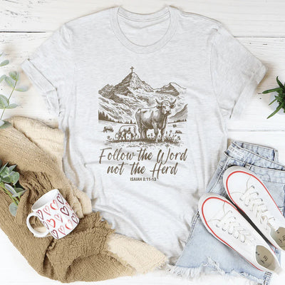 Sigue La Palabra No La Multitud Camiseta Isaías