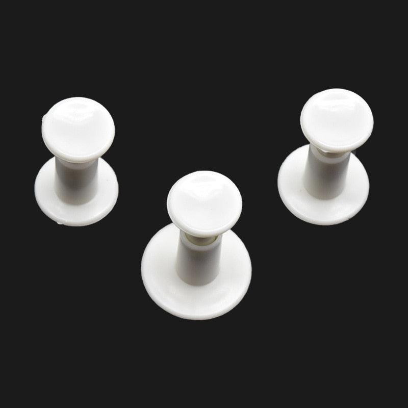 Juego de Cortadores de Galletas de Fondant en Forma de Corazón y Sello Eyectable
