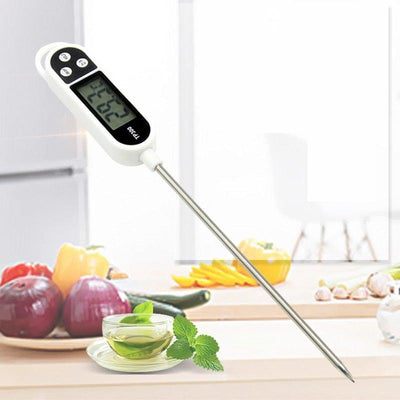 Digital Instant-Read Meat Thermometer with Long Probe & Backlight