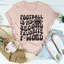 Camiseta "Fútbol es mi segunda palabra F favorita"
