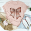 Football Vintage Bow Tee