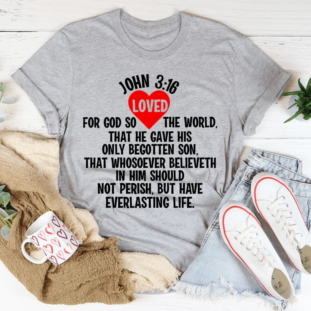 Camiseta Por Dios Así Amó Al Mundo