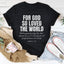 Camiseta Por Dios Así Amó Al Mundo