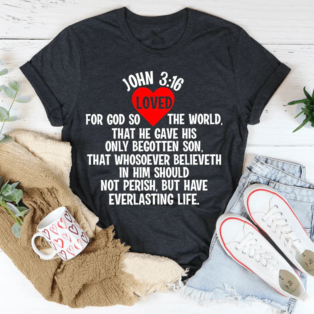 Camiseta Por Dios Así Amó Al Mundo