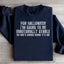 Sudadera "Voy a estar emocionalmente estable" para Halloween