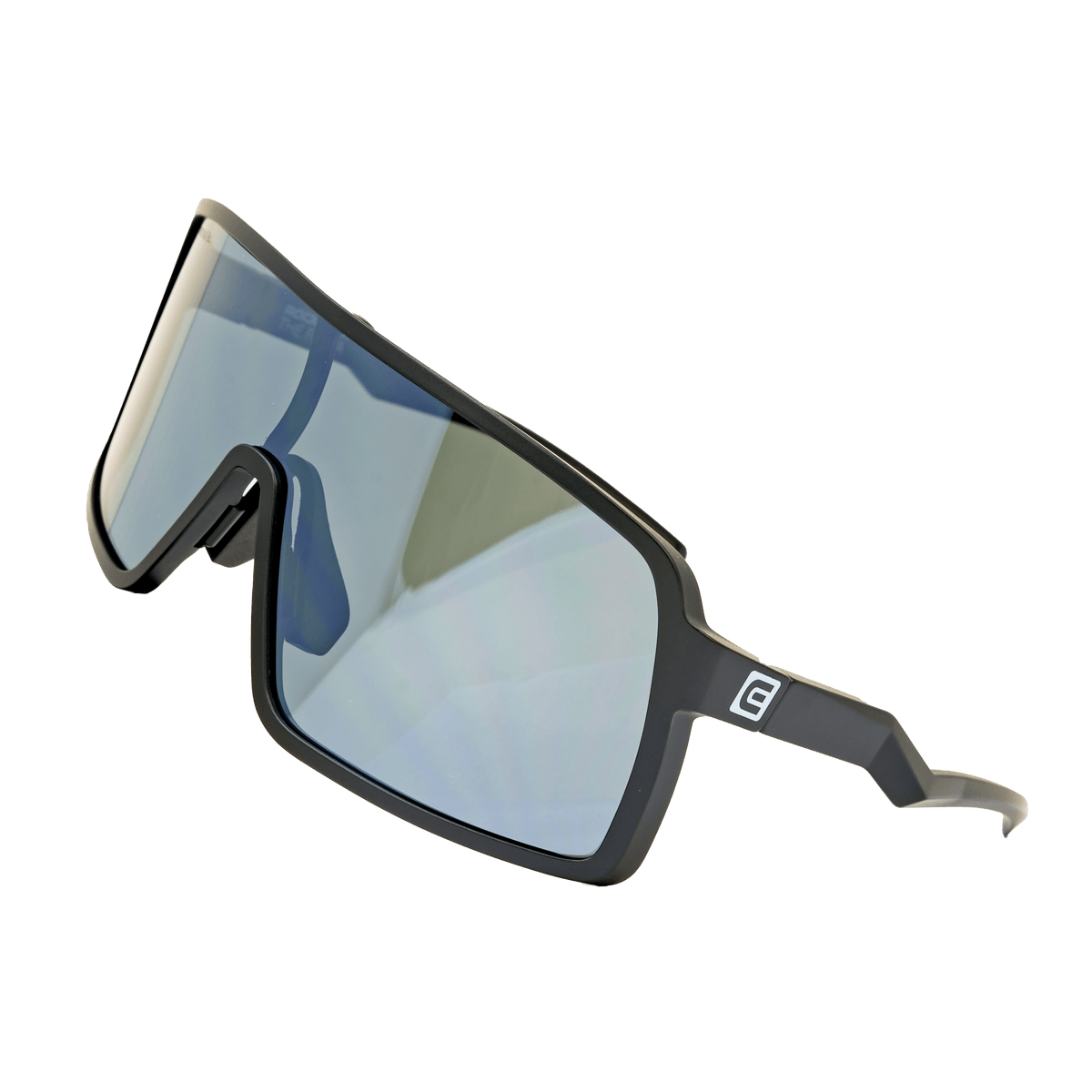 Forza Sunglasses - Black/Silver with Anti-Reflective Lenses