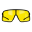 Forza Anti-Reflective Sunglasses - Black/Yellow