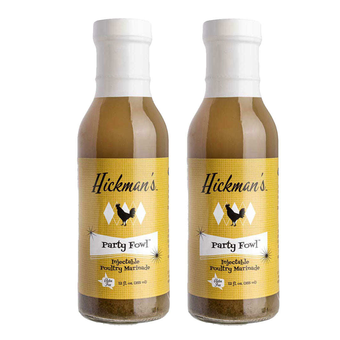 Marinado Injectable de Aves Party Fowl de Hickman - Paquete de 2