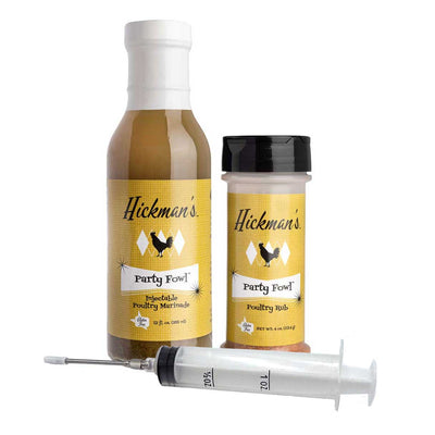 Paquet de volaille Hickman’s Party Fowl avec injecteur