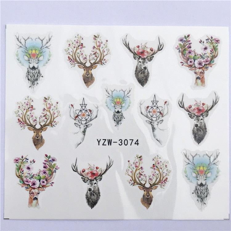 3D Heart & Star Nail Art Stickers - Glittery Adhesive Decorations for Stunning Manicures - Korvel