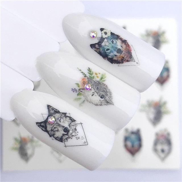 3D Heart & Star Nail Art Stickers - Glittery Adhesive Decorations for Stunning Manicures - Korvel