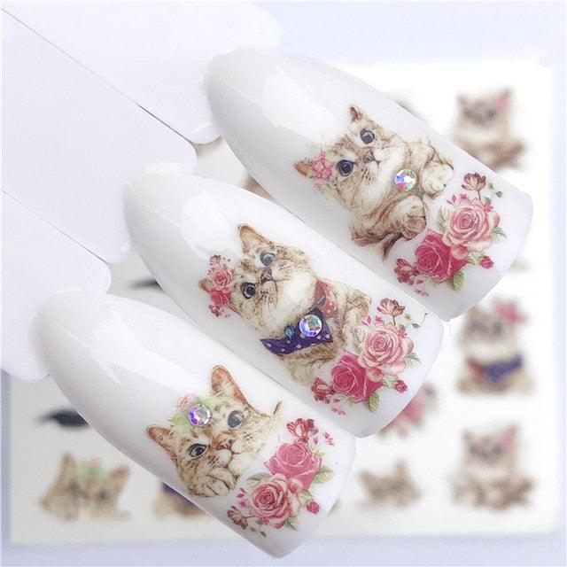 3D Heart & Star Nail Art Stickers - Glittery Adhesive Decorations for Stunning Manicures - Korvel