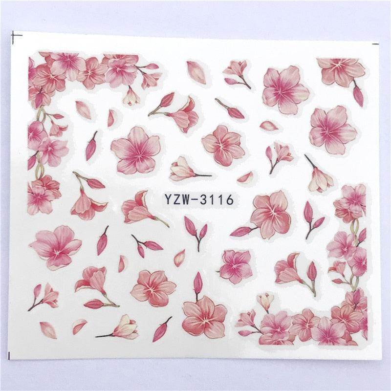3D Heart & Star Nail Art Stickers - Glittery Adhesive Decorations for Stunning Manicures - Korvel