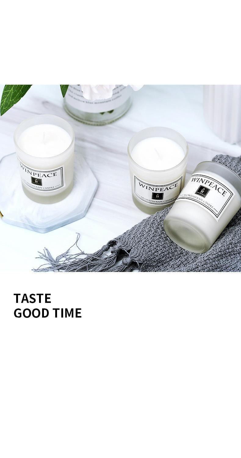 Natural Soy Wax Aromatherapy Candle with Elegant Glass Holder - Perfect for Relaxation and Gifting - Korvel