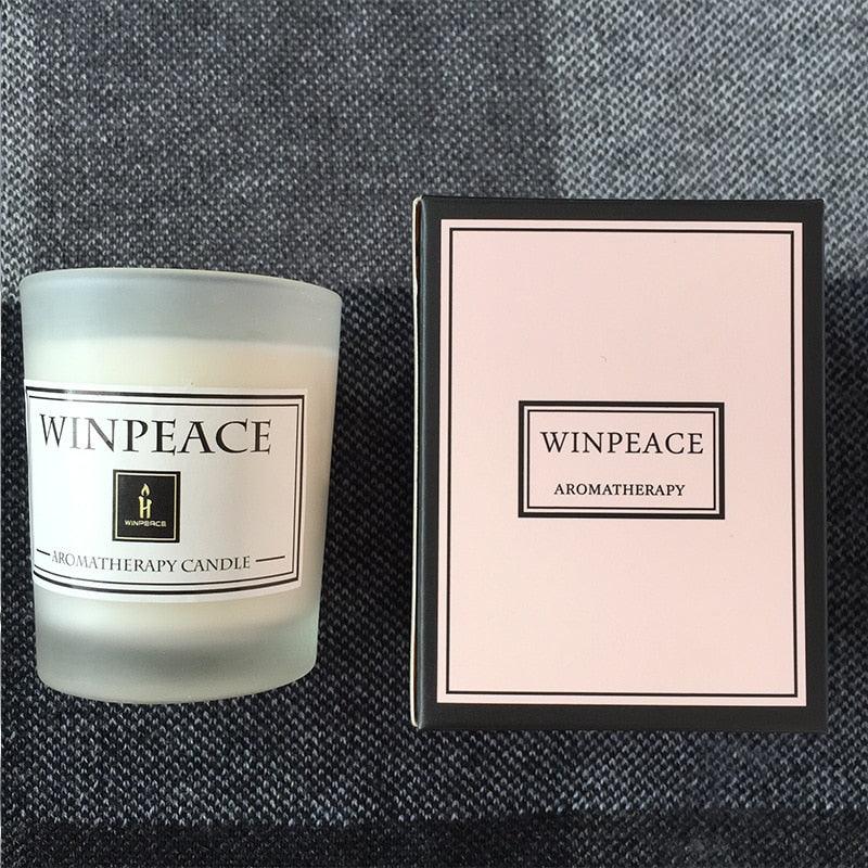 Natural Soy Wax Aromatherapy Candle with Elegant Glass Holder - Perfect for Relaxation and Gifting - Korvel