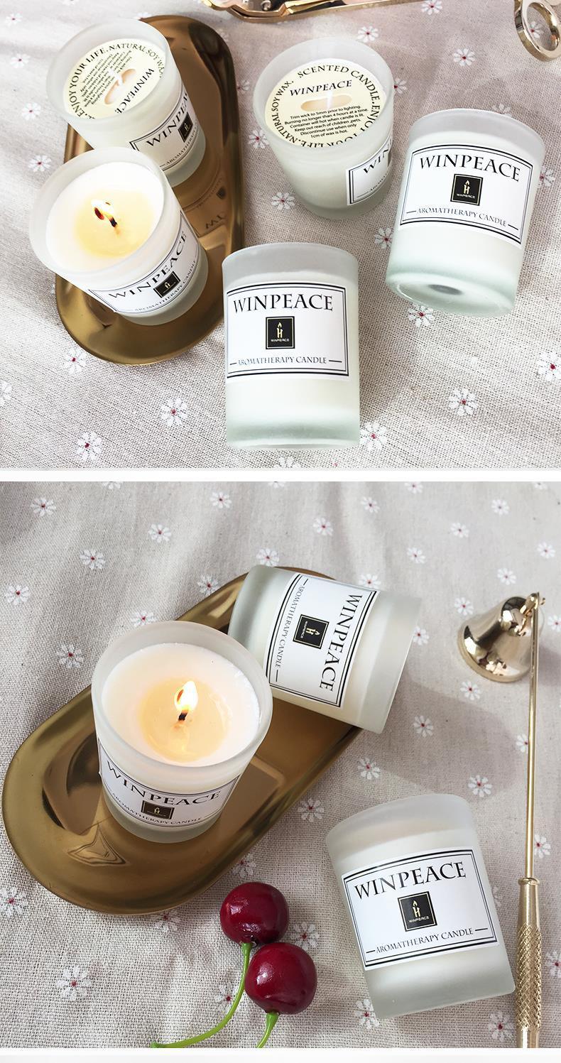 Natural Soy Wax Aromatherapy Candle with Elegant Glass Holder - Perfect for Relaxation and Gifting - Korvel