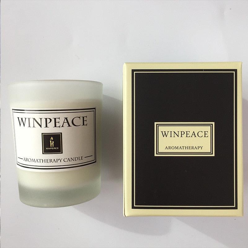 Natural Soy Wax Aromatherapy Candle with Elegant Glass Holder - Perfect for Relaxation and Gifting - Korvel