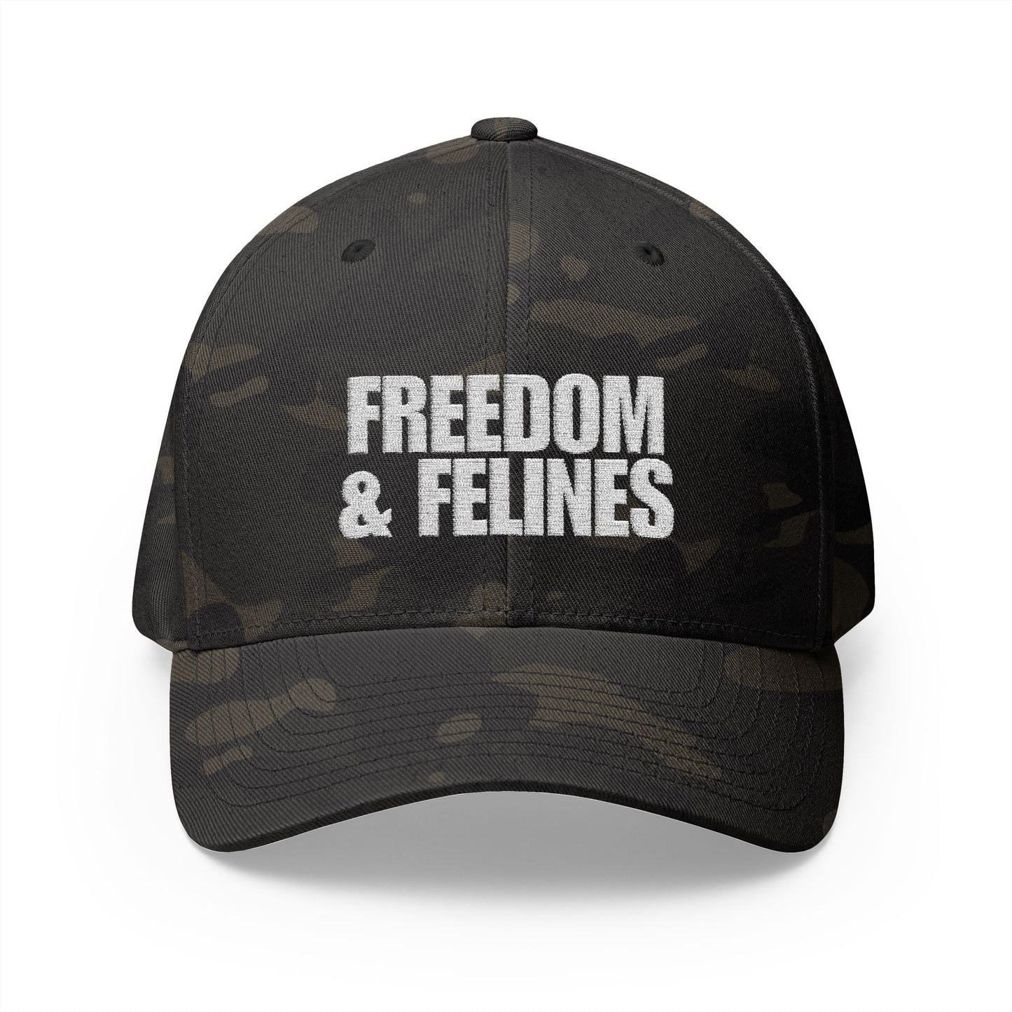 Gorra Bordada Camo Freedom & Felines