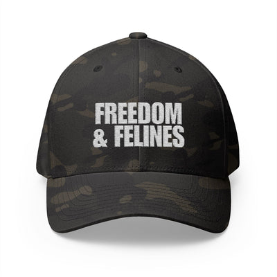 Gorra Bordada Camo Freedom & Felines