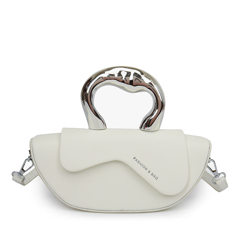 French niche commuting letter armpit bag, women's summer versatile texture, single shoulder crossbody dumpling bag - Korvel