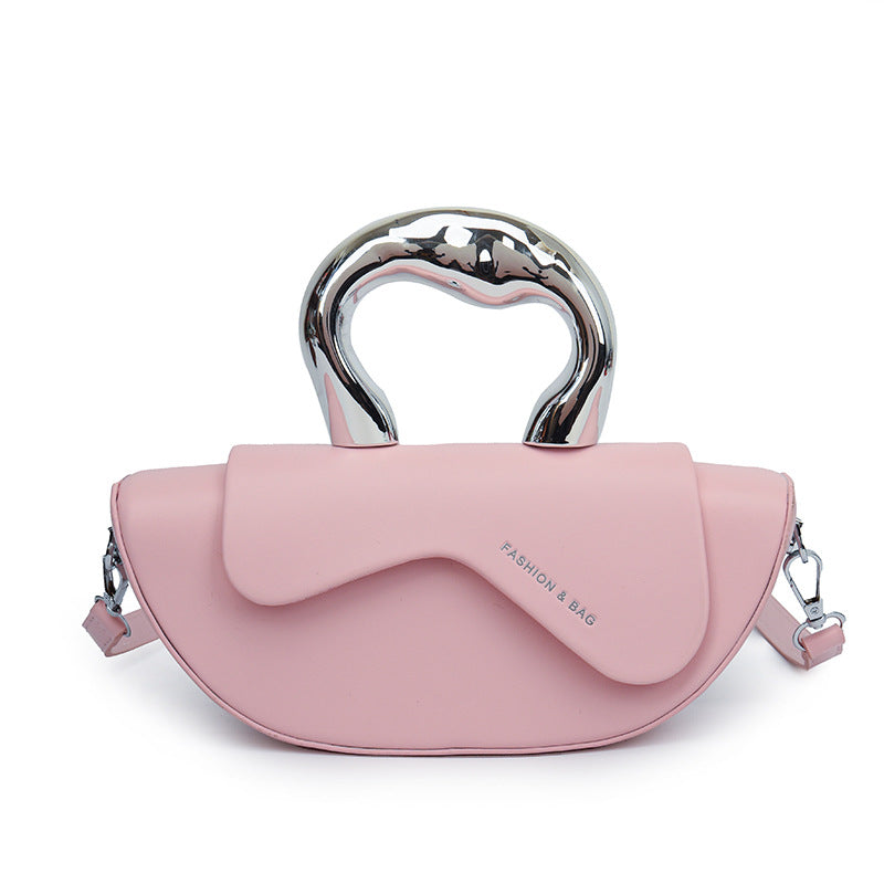 French niche commuting letter armpit bag, women's summer versatile texture, single shoulder crossbody dumpling bag - Korvel