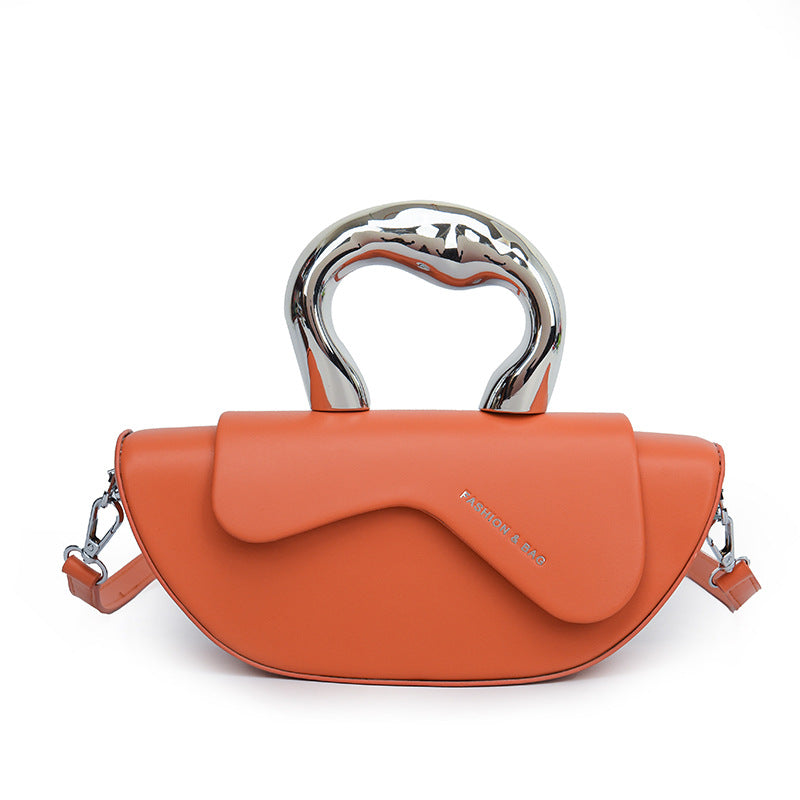 French niche commuting letter armpit bag, women's summer versatile texture, single shoulder crossbody dumpling bag - Korvel