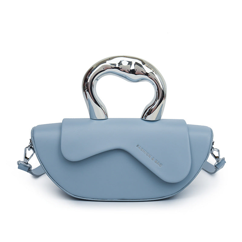 French niche commuting letter armpit bag, women's summer versatile texture, single shoulder crossbody dumpling bag - Korvel