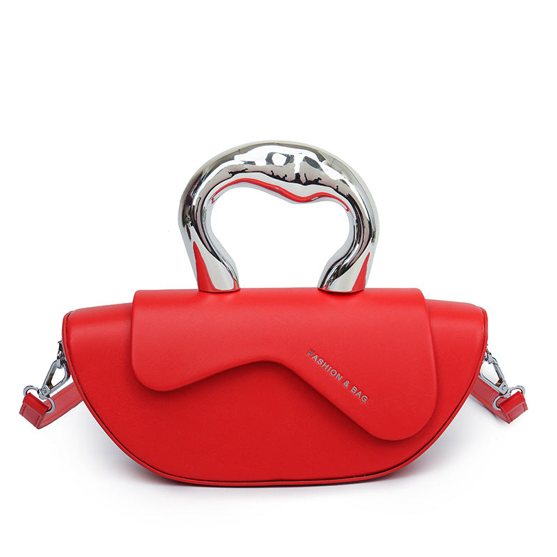 French niche commuting letter armpit bag, women's summer versatile texture, single shoulder crossbody dumpling bag - Korvel