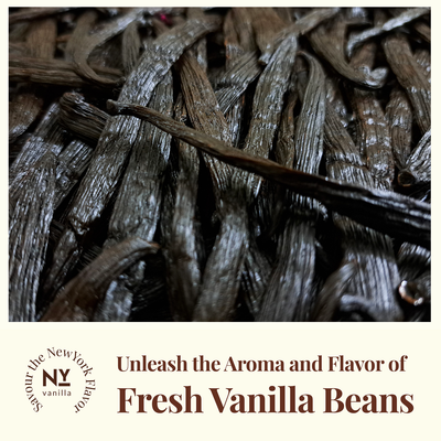 25 Premium Whole Ugandan Vanilla Beans Grade A