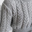 Fried Dough Twists waist closing knitting navel revealing sweater - Korvel