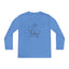 Camiseta de Manga Larga Juvenil Gato Amistoso