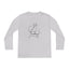 Camiseta de Manga Larga Juvenil Gato Amistoso