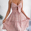 Robe Mini à Bretelles Spaghetti à Fleurs Ditsy Frill