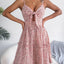 Robe Mini à Bretelles Spaghetti à Fleurs Ditsy Frill