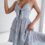 Robe Mini à Bretelles Spaghetti à Fleurs Ditsy Frill