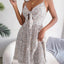 Robe Mini à Bretelles Spaghetti à Fleurs Ditsy Frill