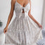 Robe Mini à Bretelles Spaghetti à Fleurs Ditsy Frill