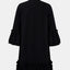 Frill Tie Neck Three-Quarter Sleeve Dress - Korvel