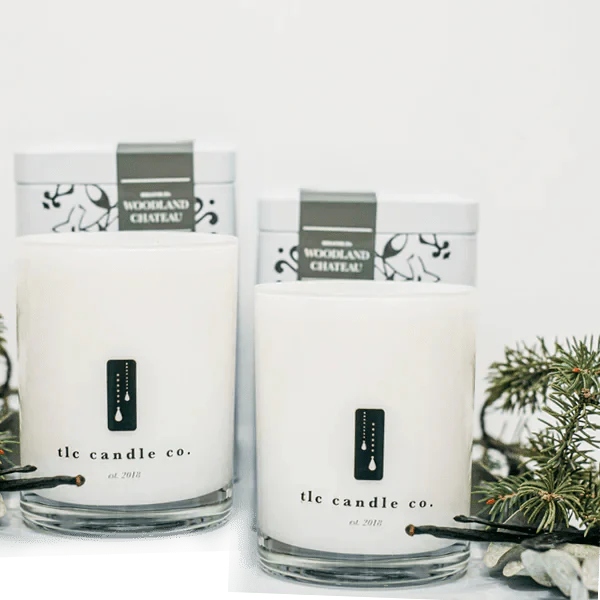 Conjunto de Velas de Soja de Lujo "Frolick Through The Forest" con 2 Mechas