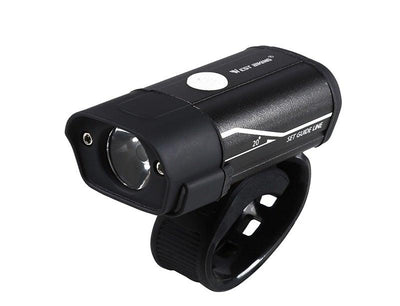 Luz delantera de bicicleta LED recargable por USB - Impermeable y brillante