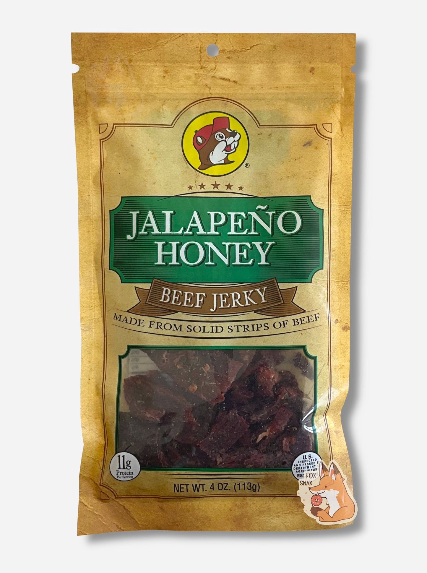 Buc-ee's Jerky au miel et jalapeño
