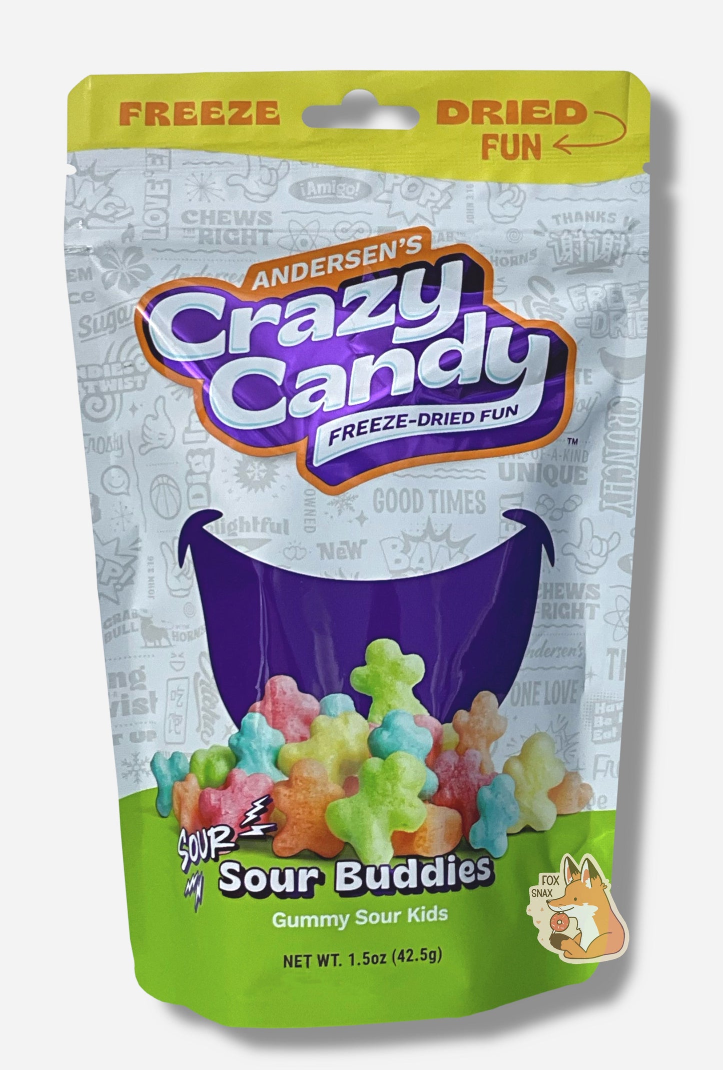 Sour Buddies d'Andersen - Bonbons Lyophilisés